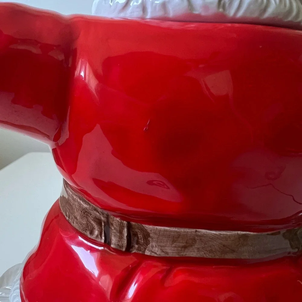 Vintage 1993 Fitz & Floyd OCI North Pole Express Santa Pitcher 5802 Christmas